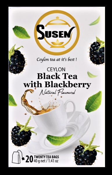 Pure Ceylon Black Tea with Blackberry